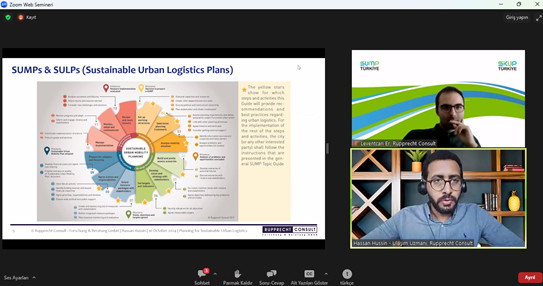 23.Webinar Gerçekleştirildi “Sürdürülebilir Kent Lojistiği”