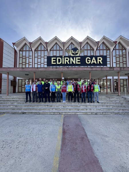 Halkalı-Kapıkule Demiryolu Hattı Çerkezköy-Kapıkule Kesimi İnşası Projesi İlerleme Toplantısı ve Saha Ziyareti Gerçekleştirildi