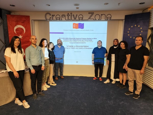 We held Training on Health and Safety at Workplace in Ankara under the scope of Technical Assistance for the Strengthening of the Transport Operating Structure and ERAs in IPA II (2014-2020) Period Project.