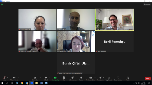 An online progress meeting was held with WRI Turkey within the scope of Zero Emission Vehicle Transition Council Supports